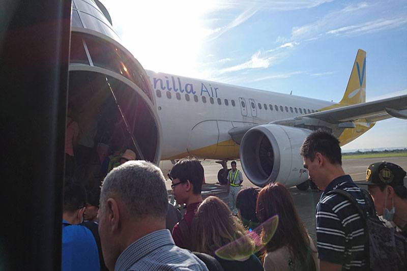 香草航空準備登機