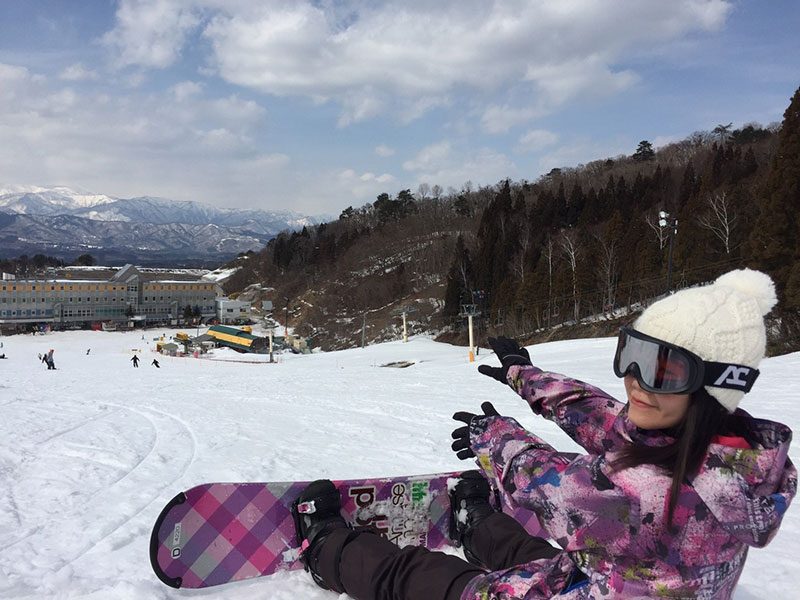 岐阜WhitePIA高鷲滑雪場中央C滑道