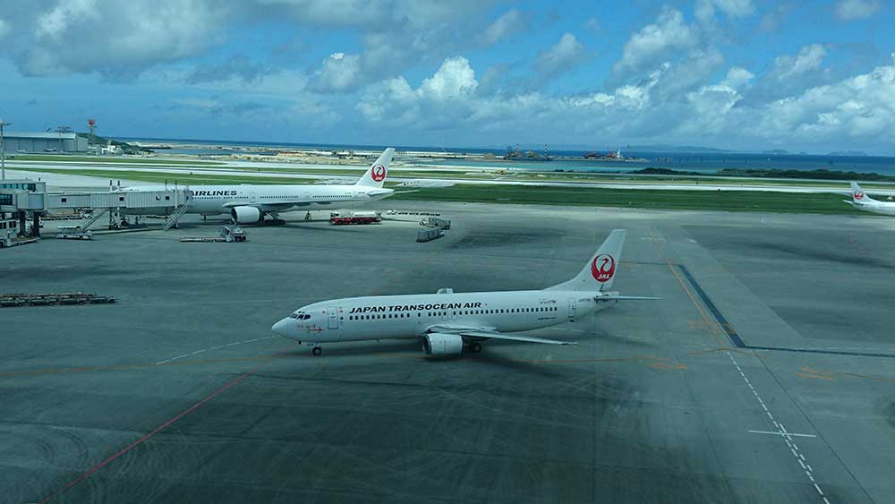 日本打工度假結束，在那霸機場搭機回台灣的最後一天